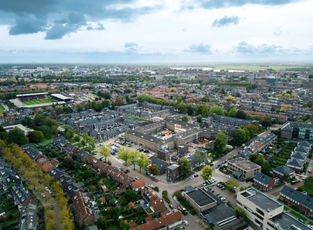 geblurde versie van de foto als achtergrond