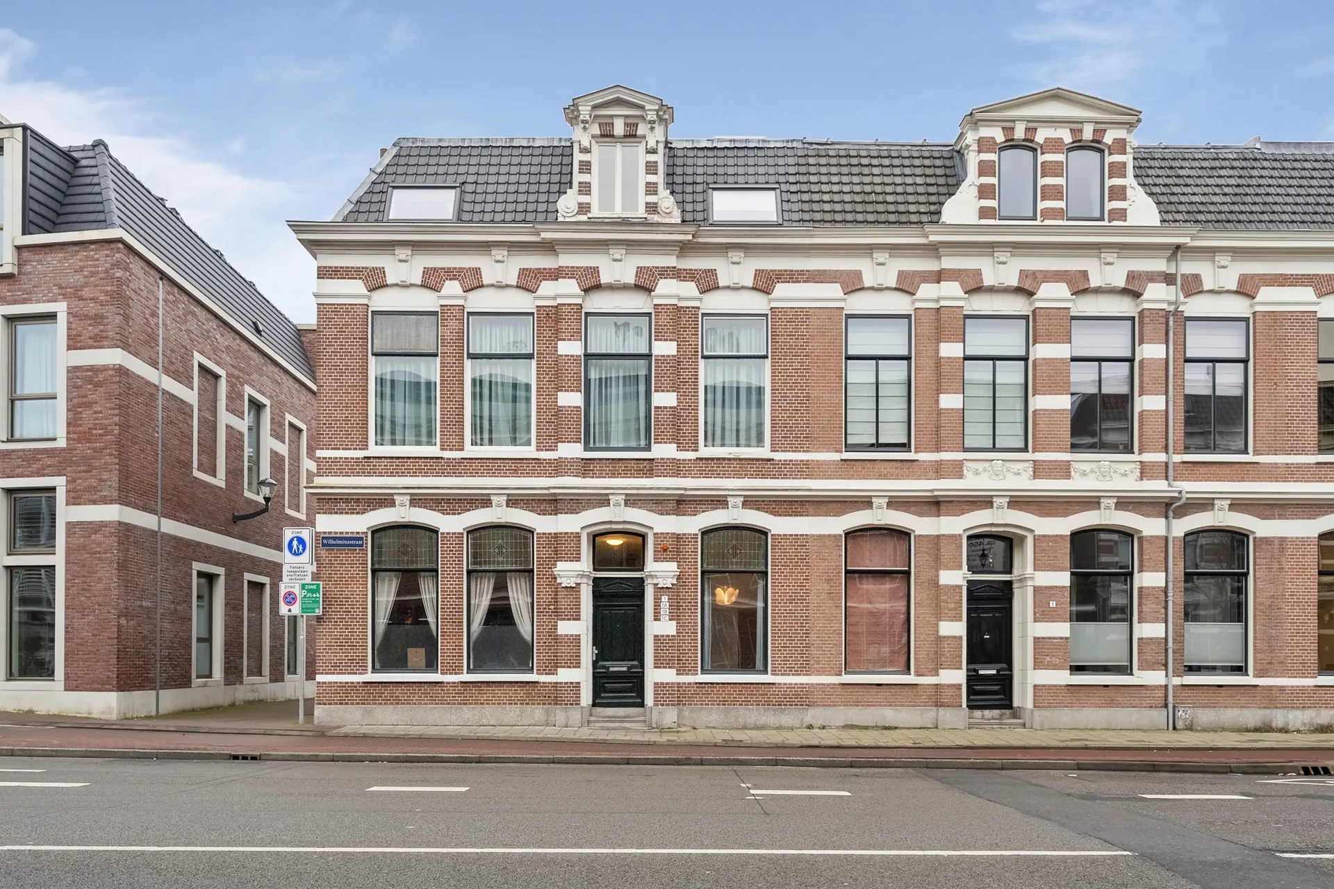 Foto van de Appartement gelegen aan de Wilhelminastraat in Haarlem