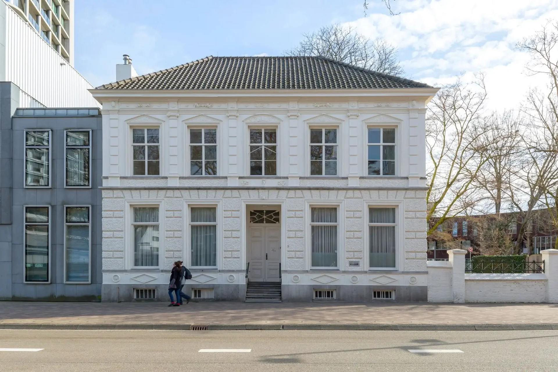 geblurde versie van de foto als achtergrond