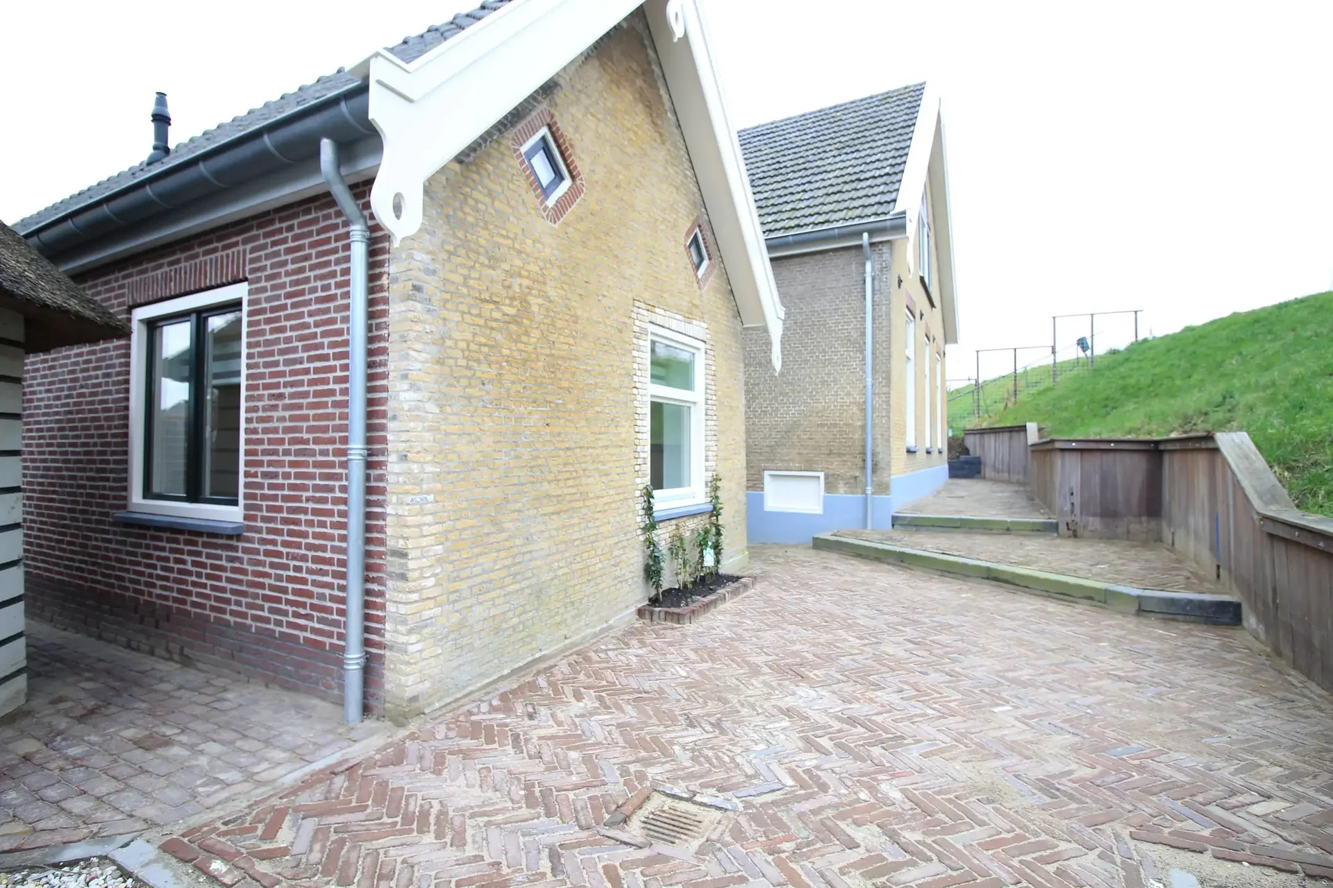 geblurde versie van de foto als achtergrond