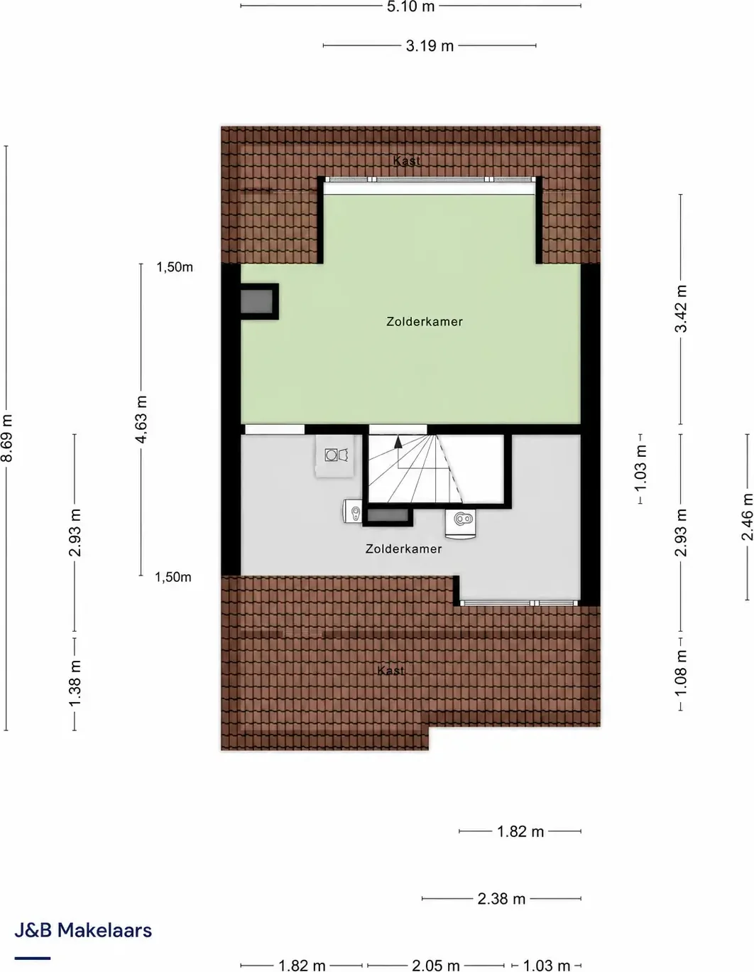 Foto van de Appartement gelegen aan de Keizershof in Harmelen