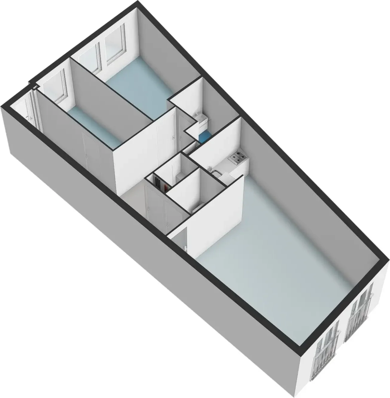 Foto van de Appartement gelegen aan de Kalverstraat in Amsterdam