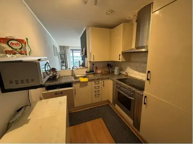 geblurde versie van de foto als achtergrond