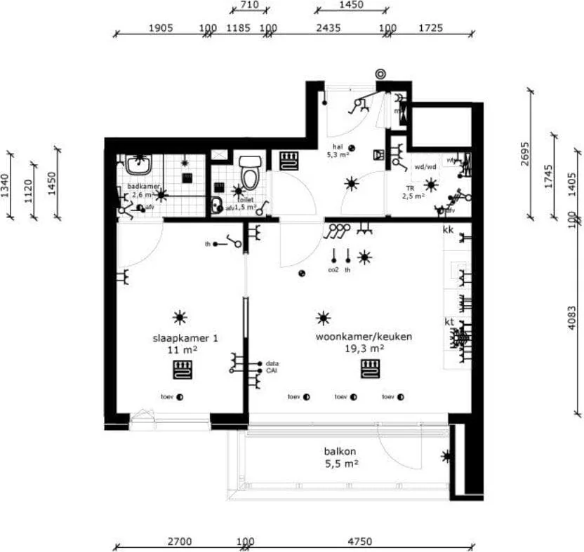 Foto van de Appartement gelegen aan de Aalscholverpad in Amersfoort