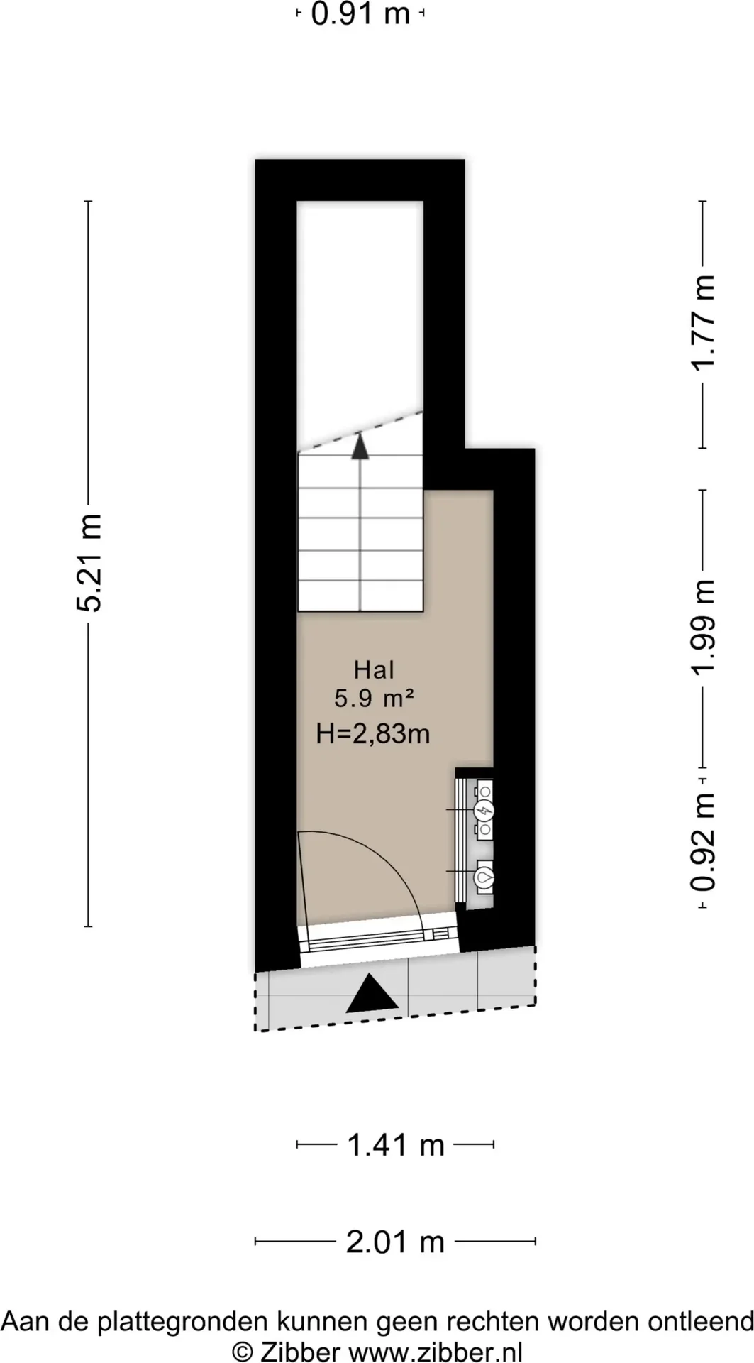 Foto van de Appartement gelegen aan de Hoornbruglaan in Rijswijk