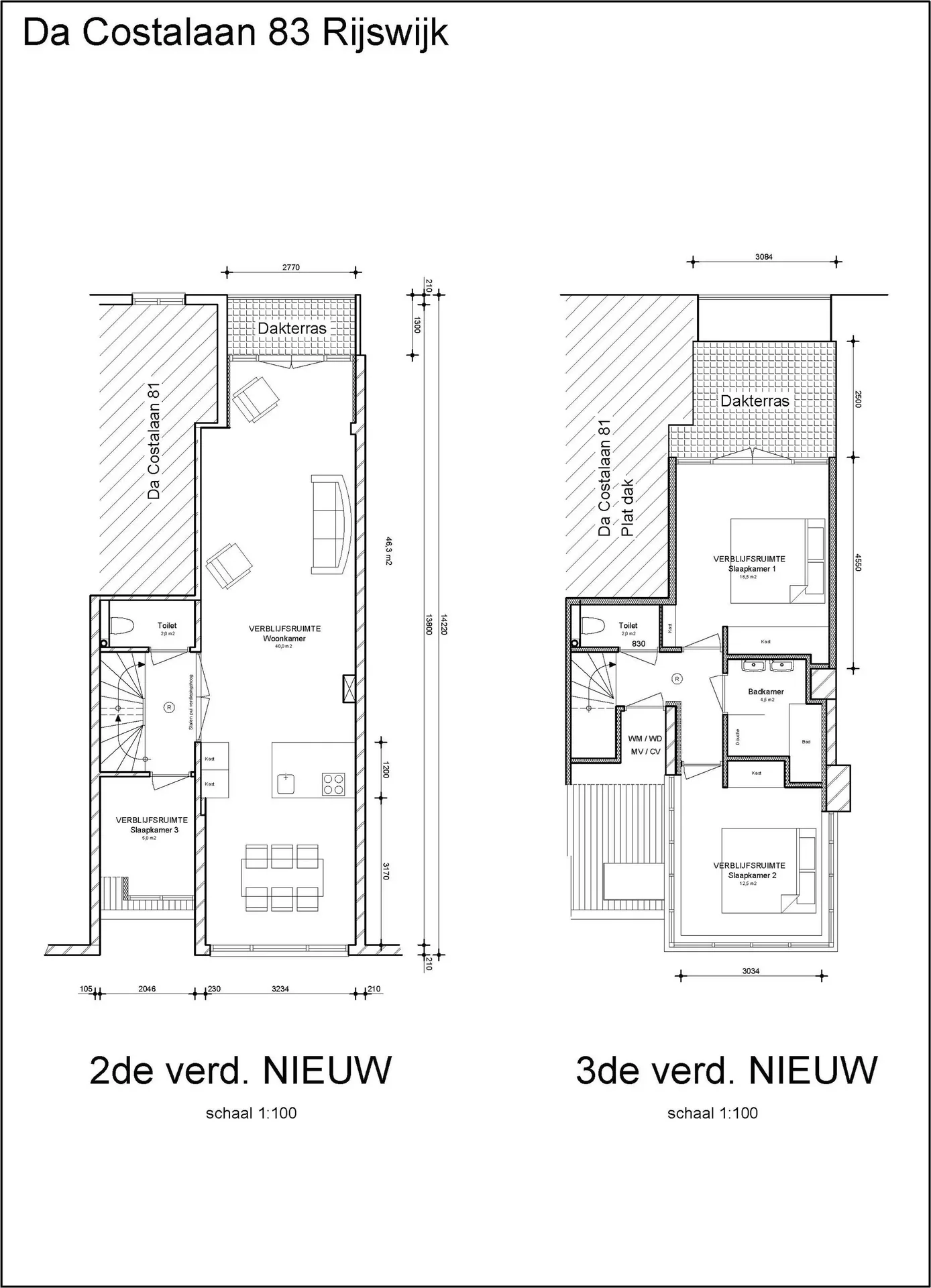 Foto van de Appartement gelegen aan de Da Costalaan in Rijswijk