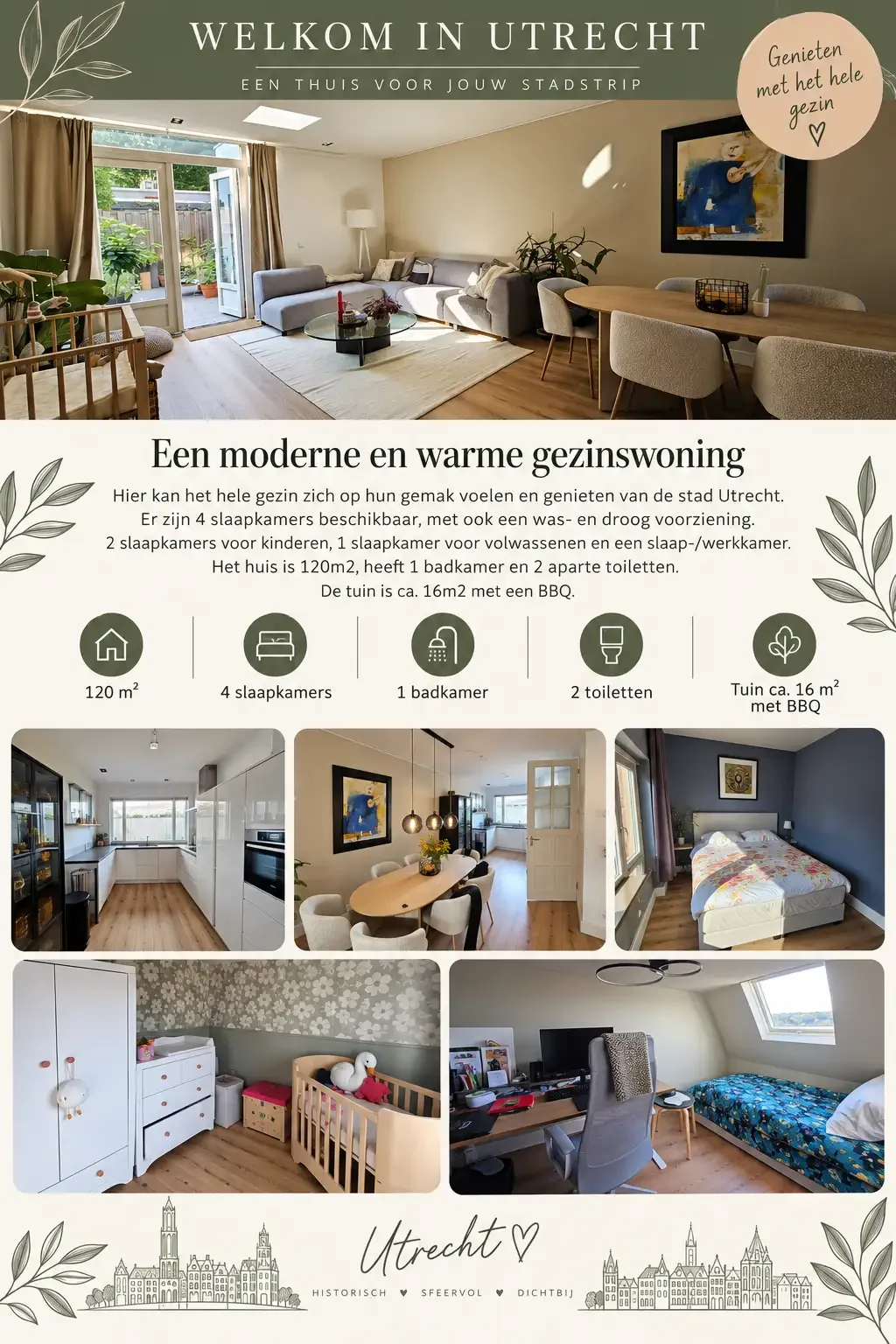 Foto van de Appartement gelegen aan de Blois van Treslongstraat in Utrecht