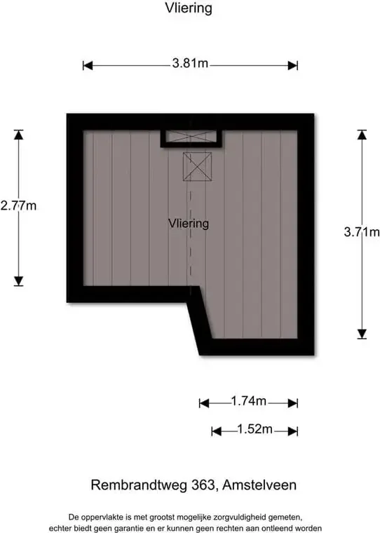 Foto van de Appartement gelegen aan de Rembrandtweg in Amstelveen