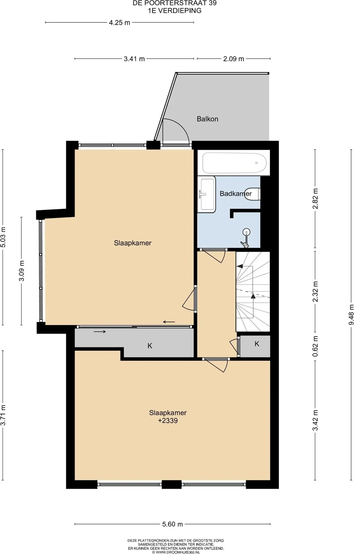 Foto van de Appartement gelegen aan de De Poorterstraat in Den Haag