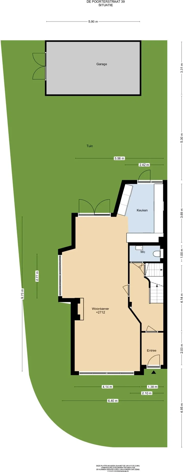 Foto van de Appartement gelegen aan de De Poorterstraat in Den Haag