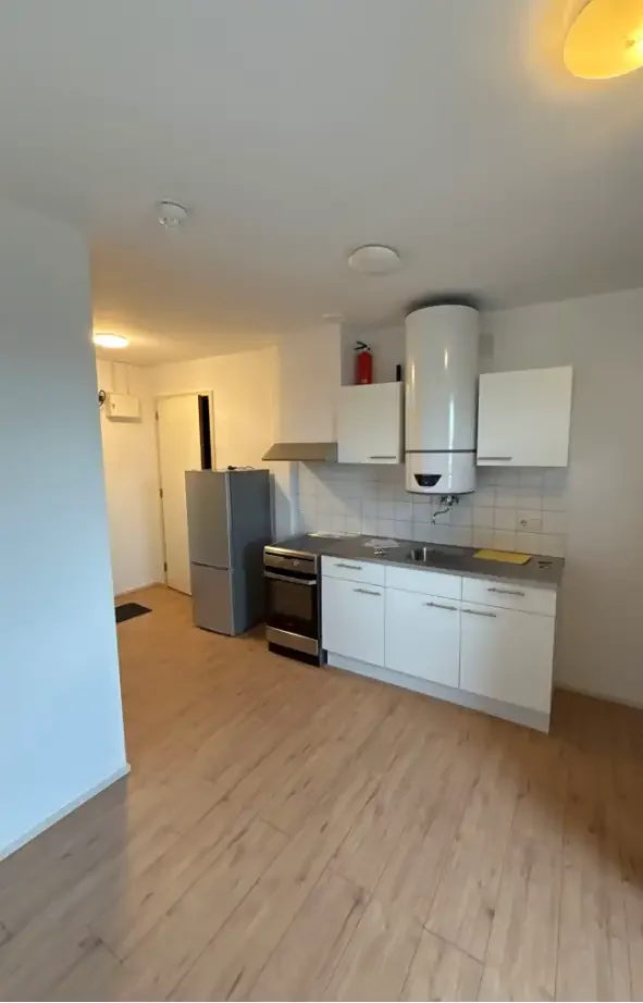geblurde versie van de foto als achtergrond