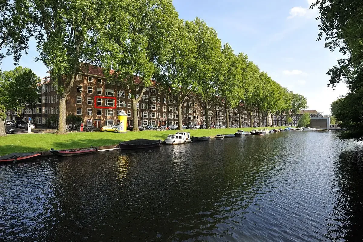 Foto van de Appartement gelegen aan de Postjeskade in Amsterdam
