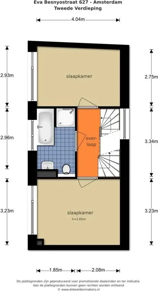 Foto van de Appartement gelegen aan de Eva Besnyöstraat in Amsterdam