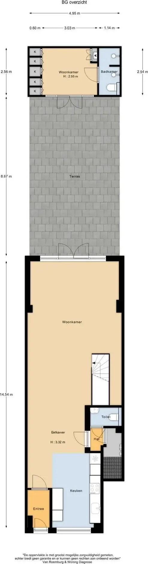 Foto van de Appartement gelegen aan de Eerste Jan van der Heijdenstraat in Amsterdam
