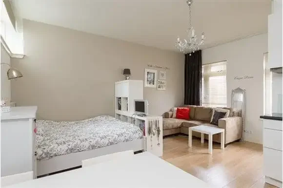 geblurde versie van de foto als achtergrond