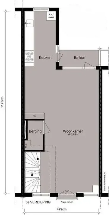 Foto van de Appartement gelegen aan de Van Beuningenplein in Amsterdam