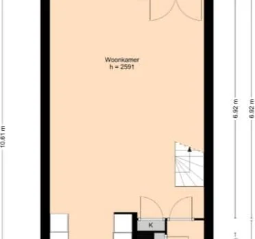 Foto van de Appartement gelegen aan de Dijkgraafplein in Amsterdam