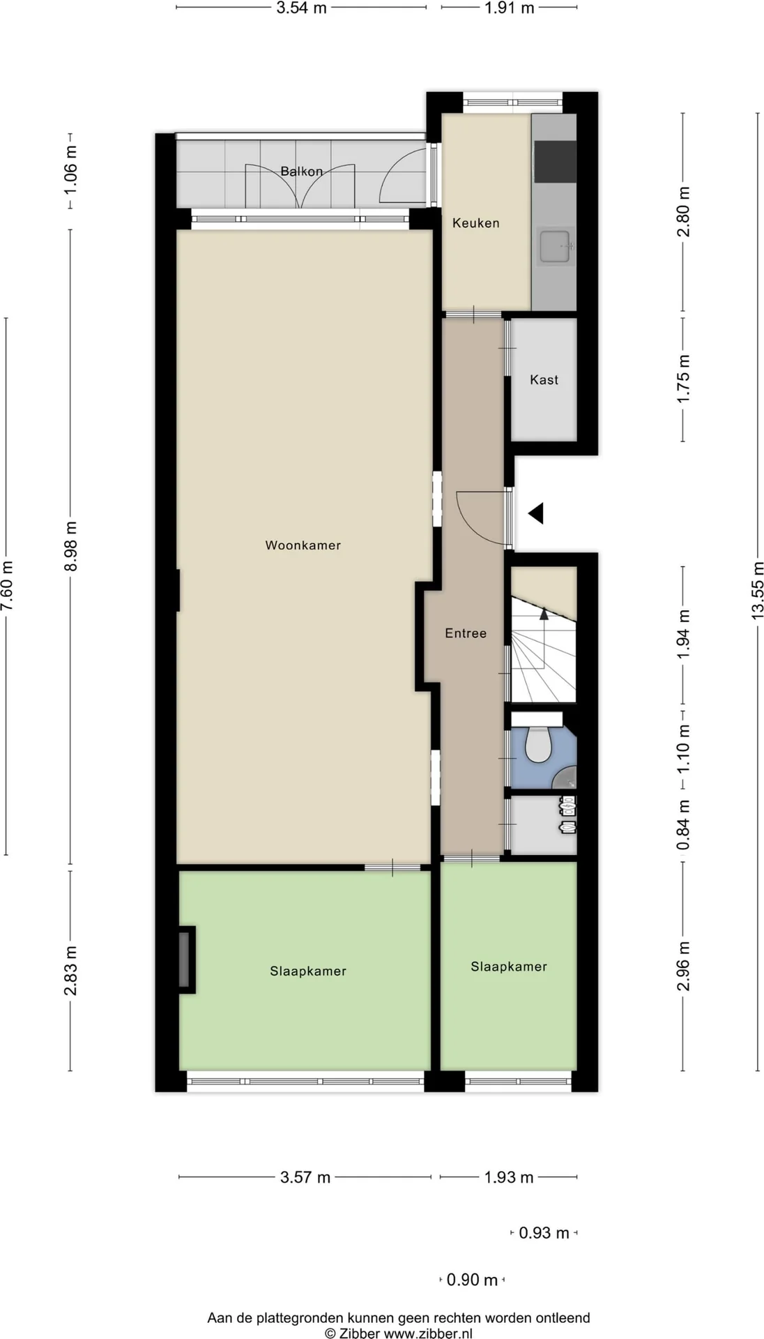 Foto van de Appartement gelegen aan de Dordtselaan in Rotterdam