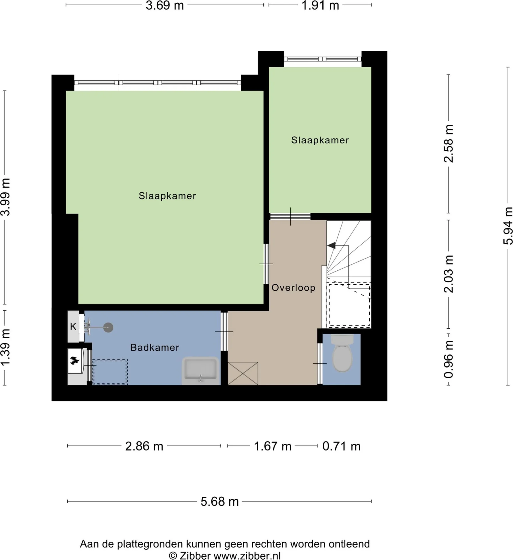 Foto van de Appartement gelegen aan de Dordtselaan in Rotterdam