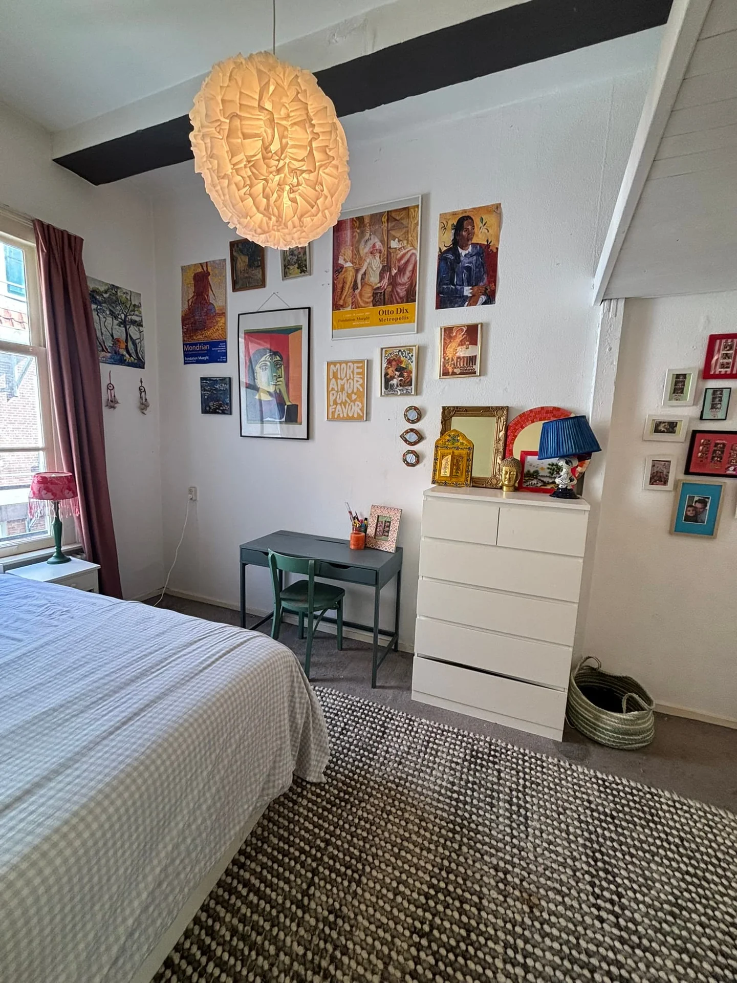 Foto van de Kamer gelegen aan de Rapenburg in Leiden