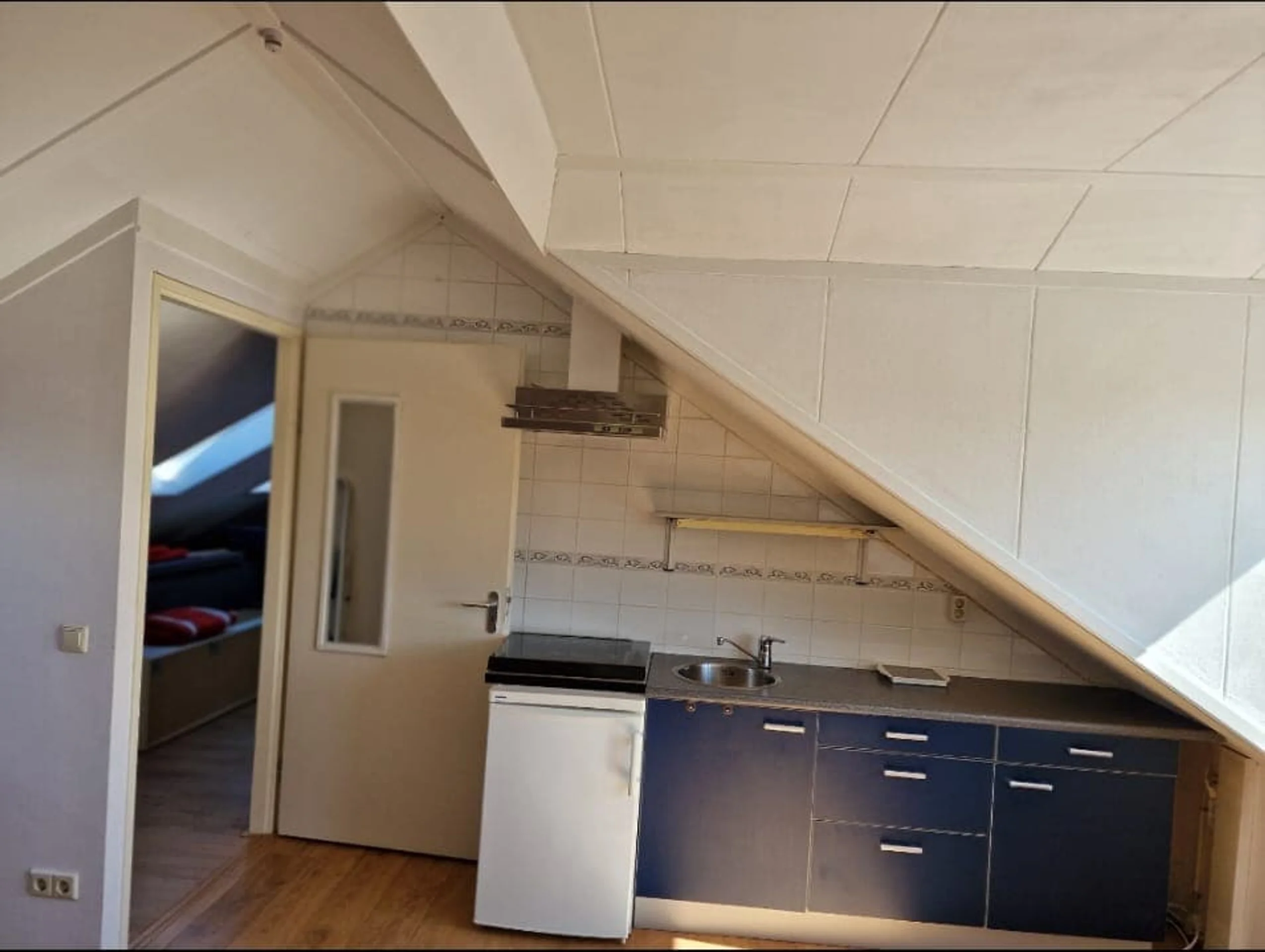geblurde versie van de foto als achtergrond