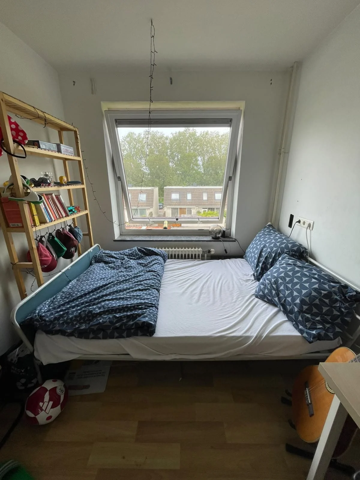 geblurde versie van de foto als achtergrond