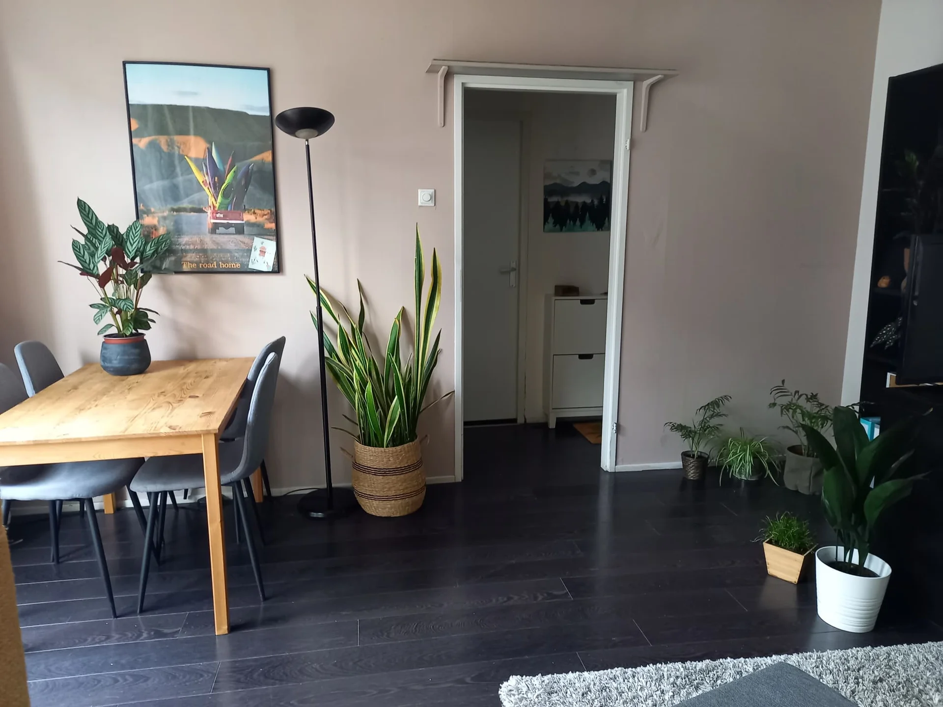 geblurde versie van de foto als achtergrond