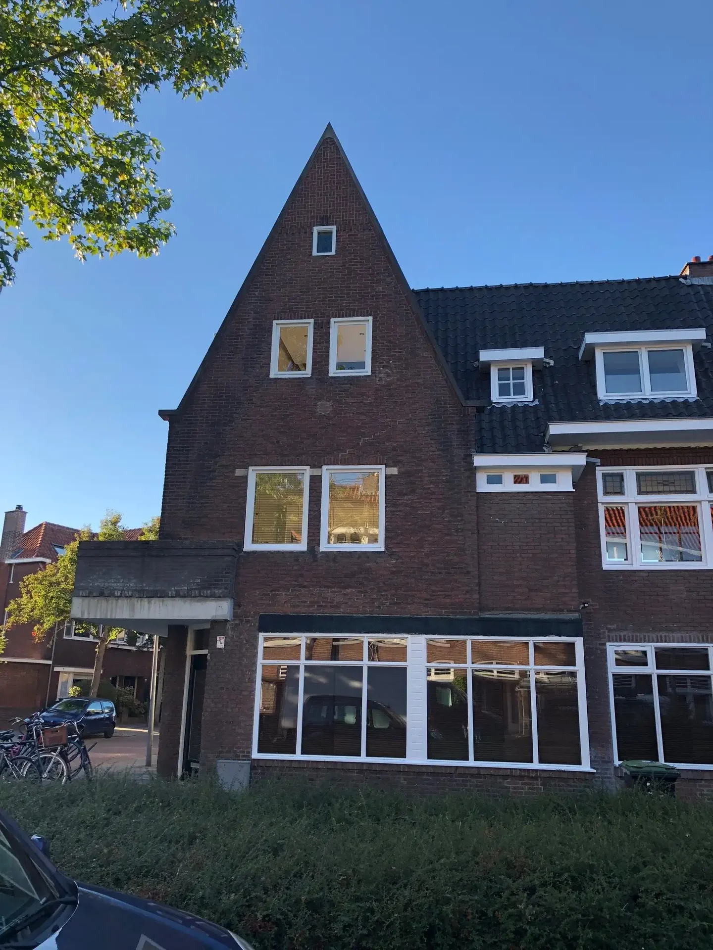 geblurde versie van de foto als achtergrond