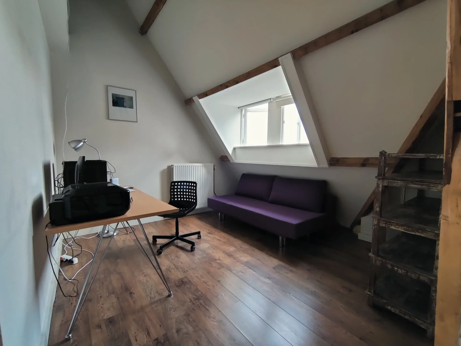 geblurde versie van de foto als achtergrond