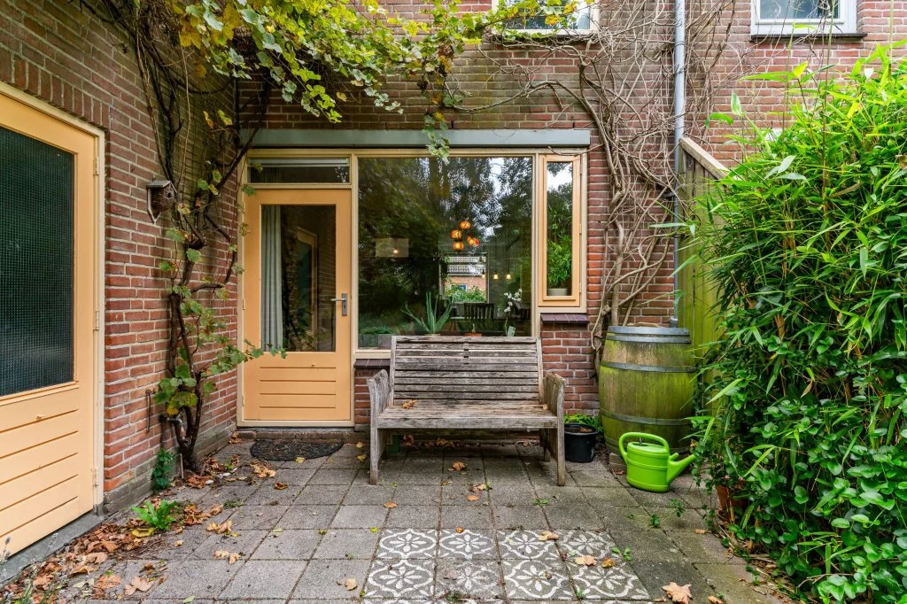 geblurde versie van de foto als achtergrond
