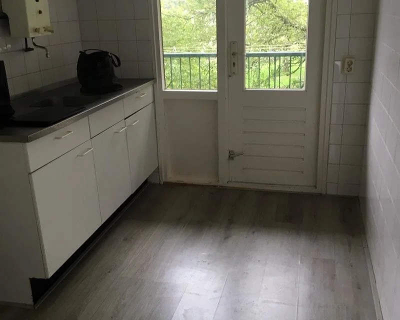 geblurde versie van de foto als achtergrond