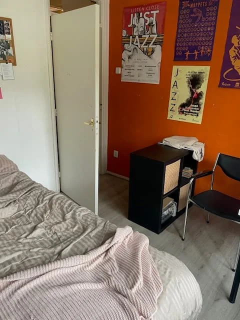 geblurde versie van de foto als achtergrond