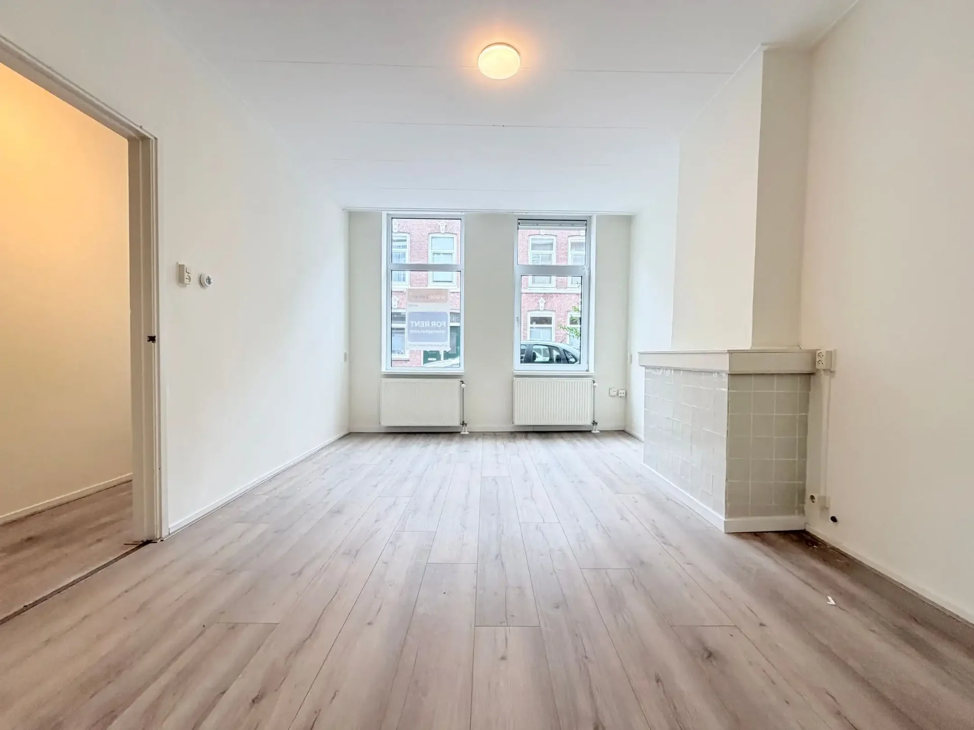 geblurde versie van de foto als achtergrond