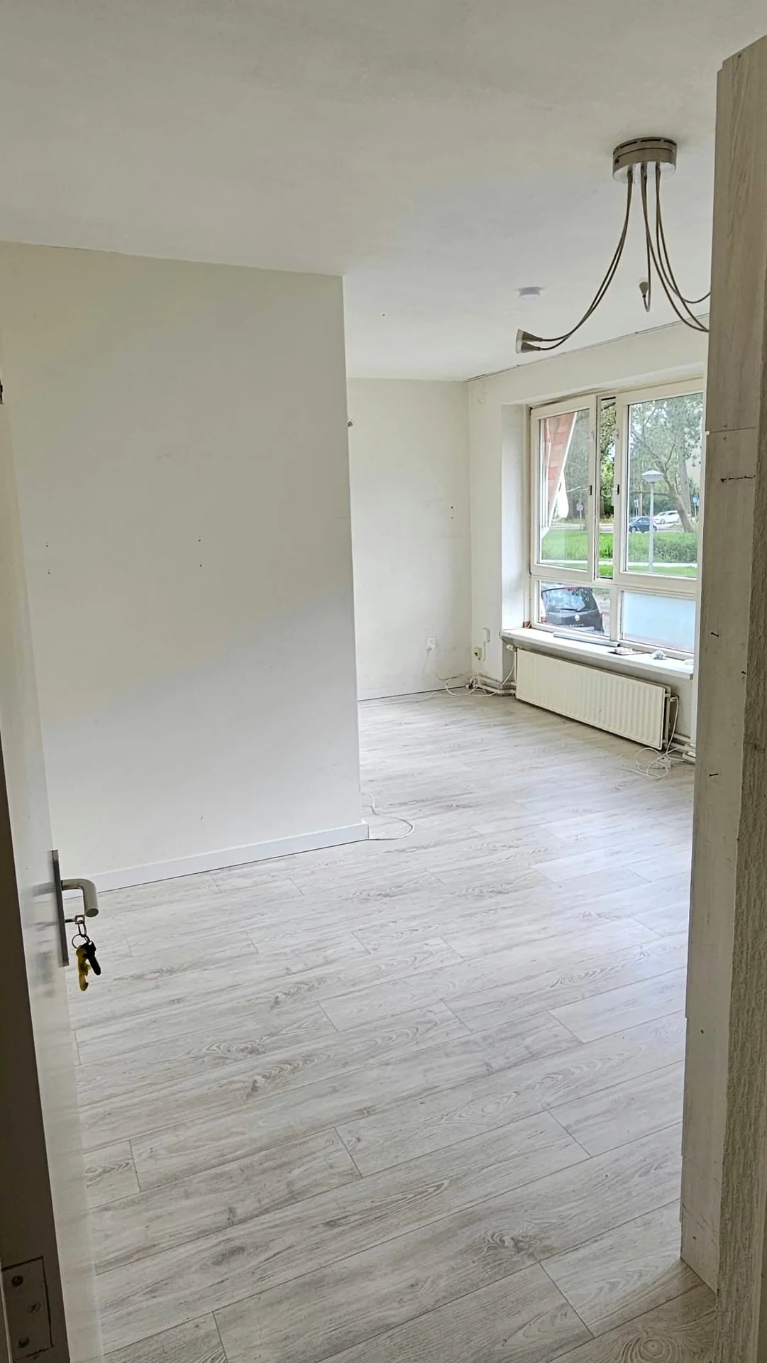 geblurde versie van de foto als achtergrond