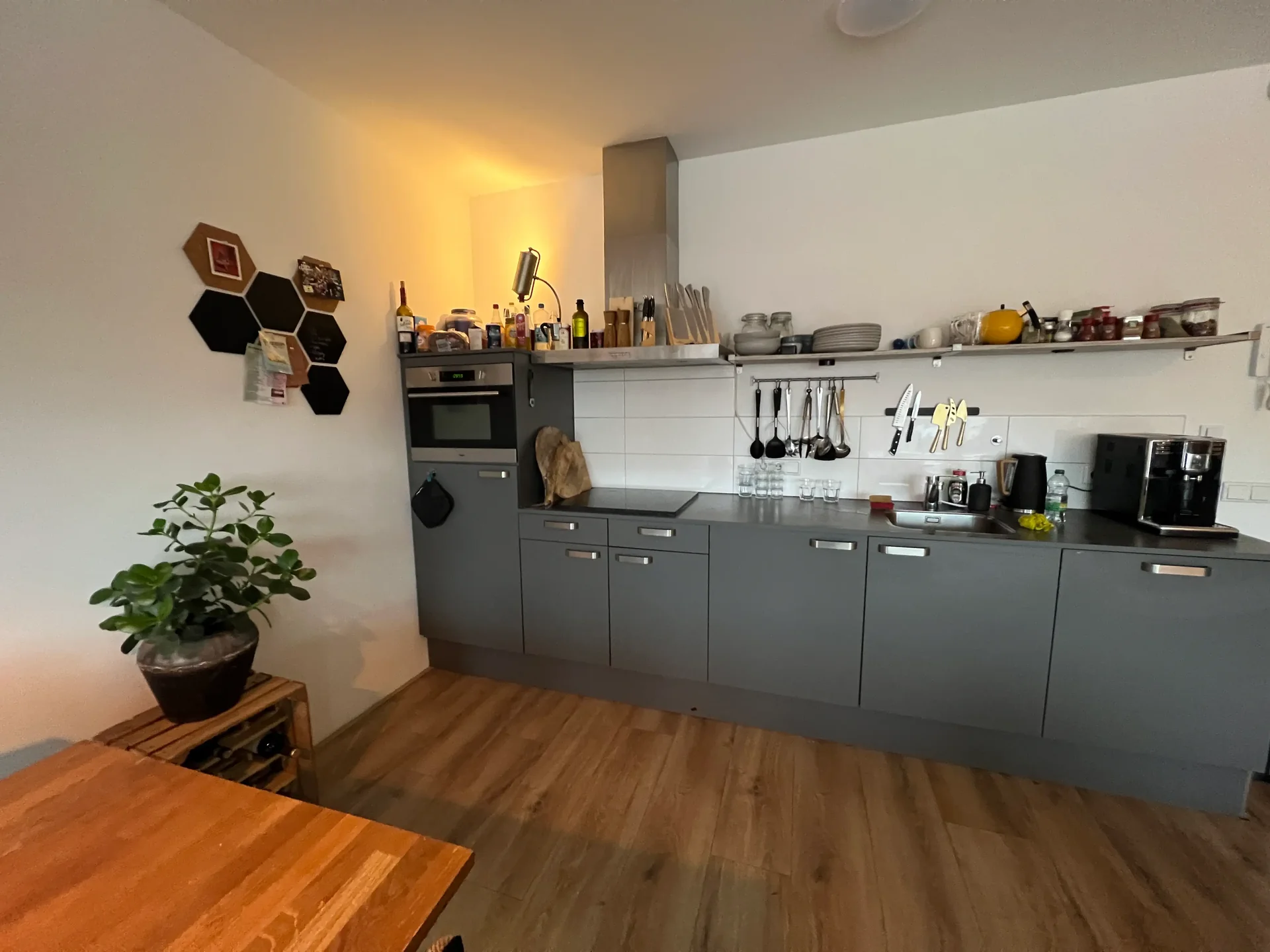 geblurde versie van de foto als achtergrond