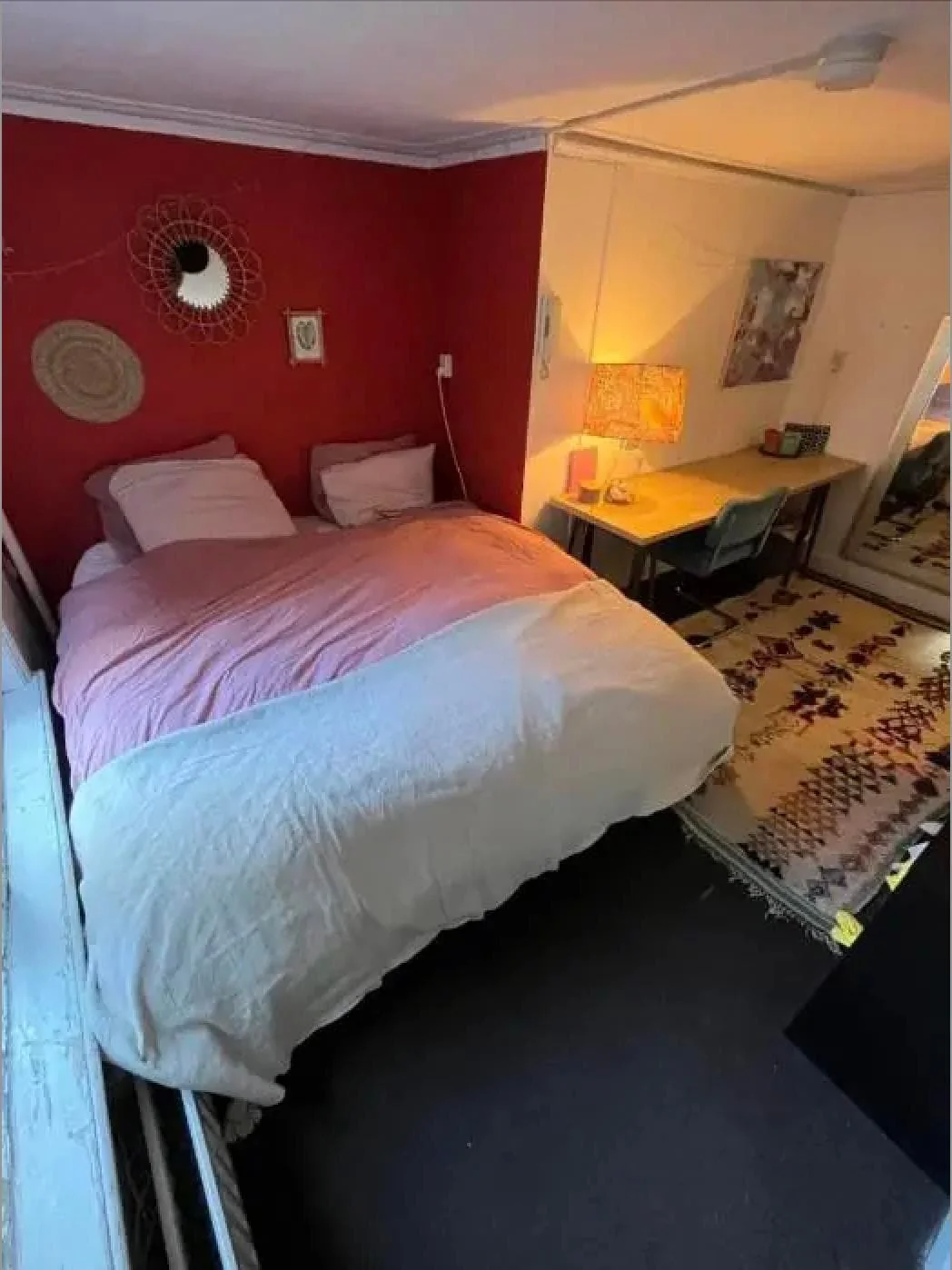 geblurde versie van de foto als achtergrond