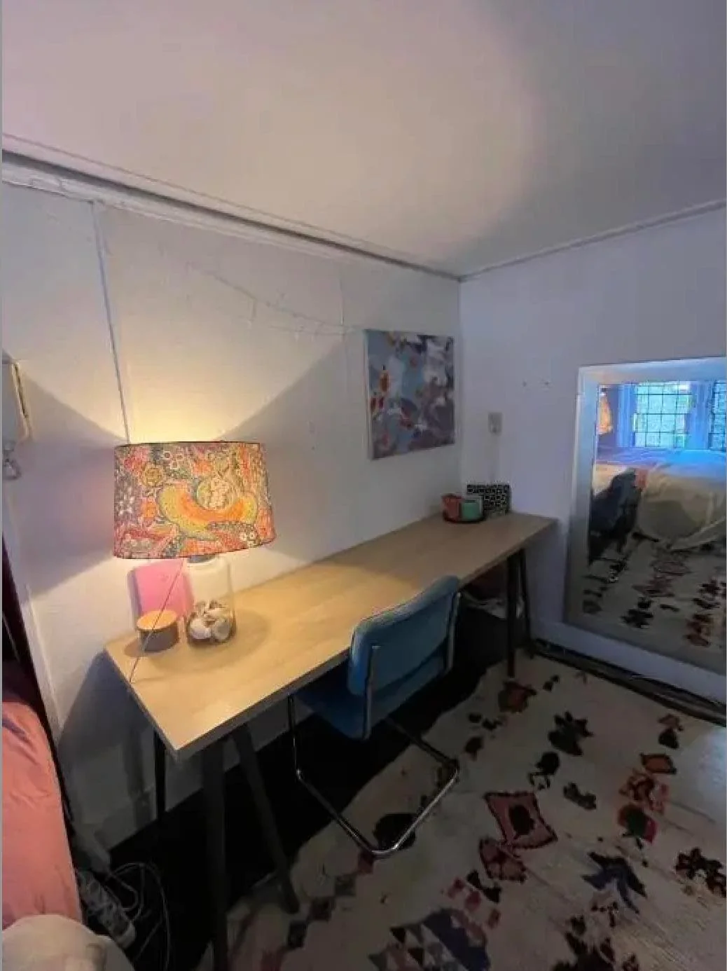 geblurde versie van de foto als achtergrond