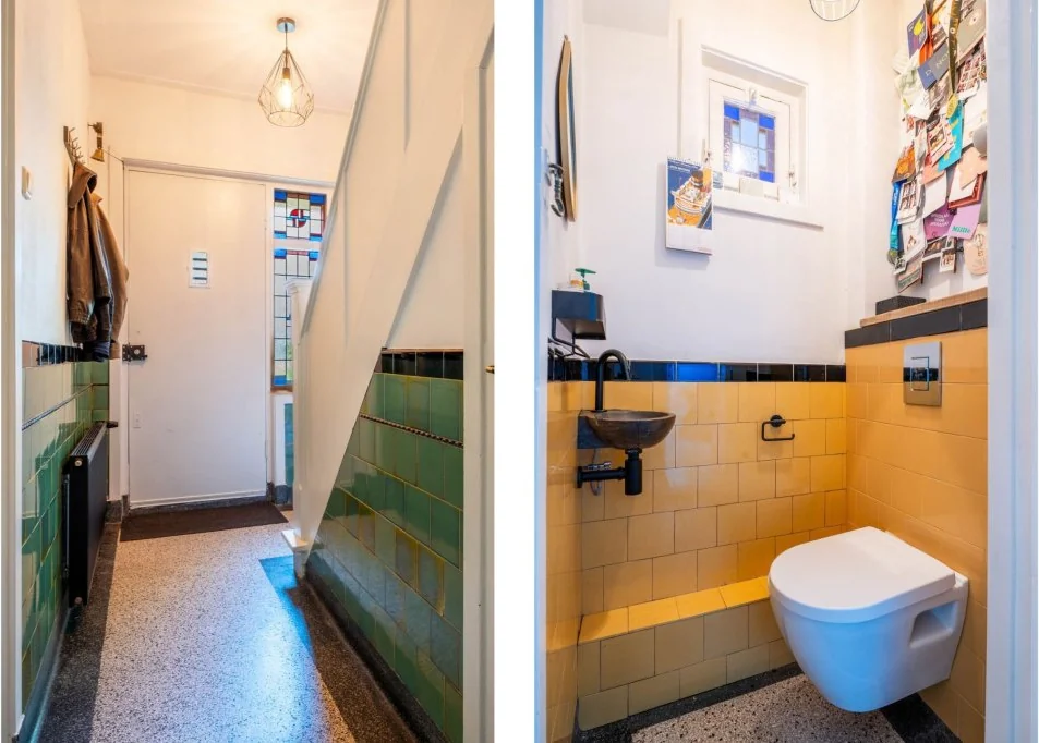 geblurde versie van de foto als achtergrond