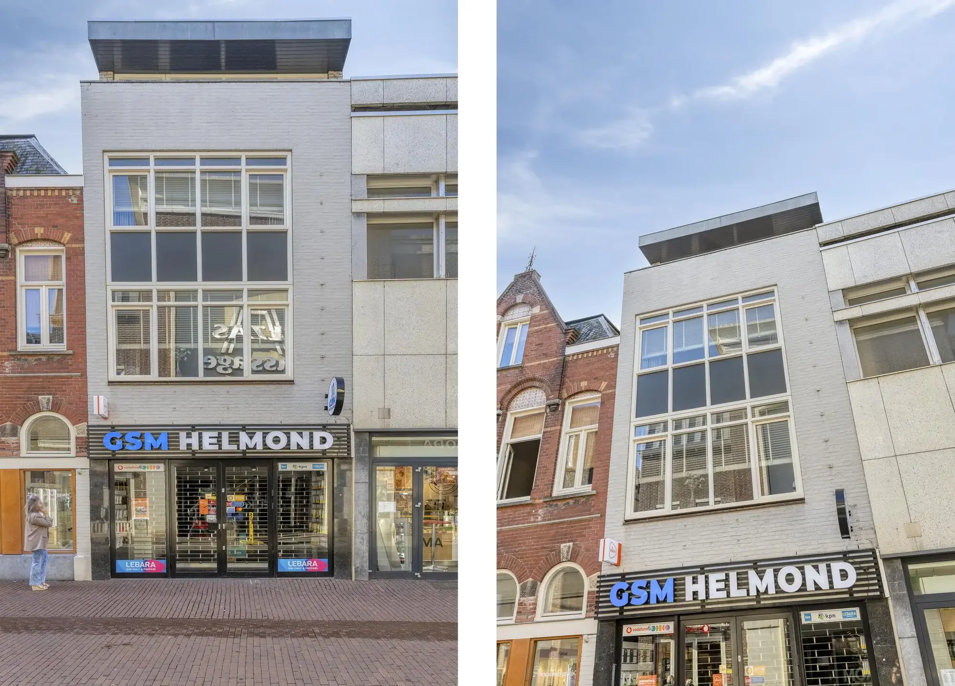 geblurde versie van de foto als achtergrond