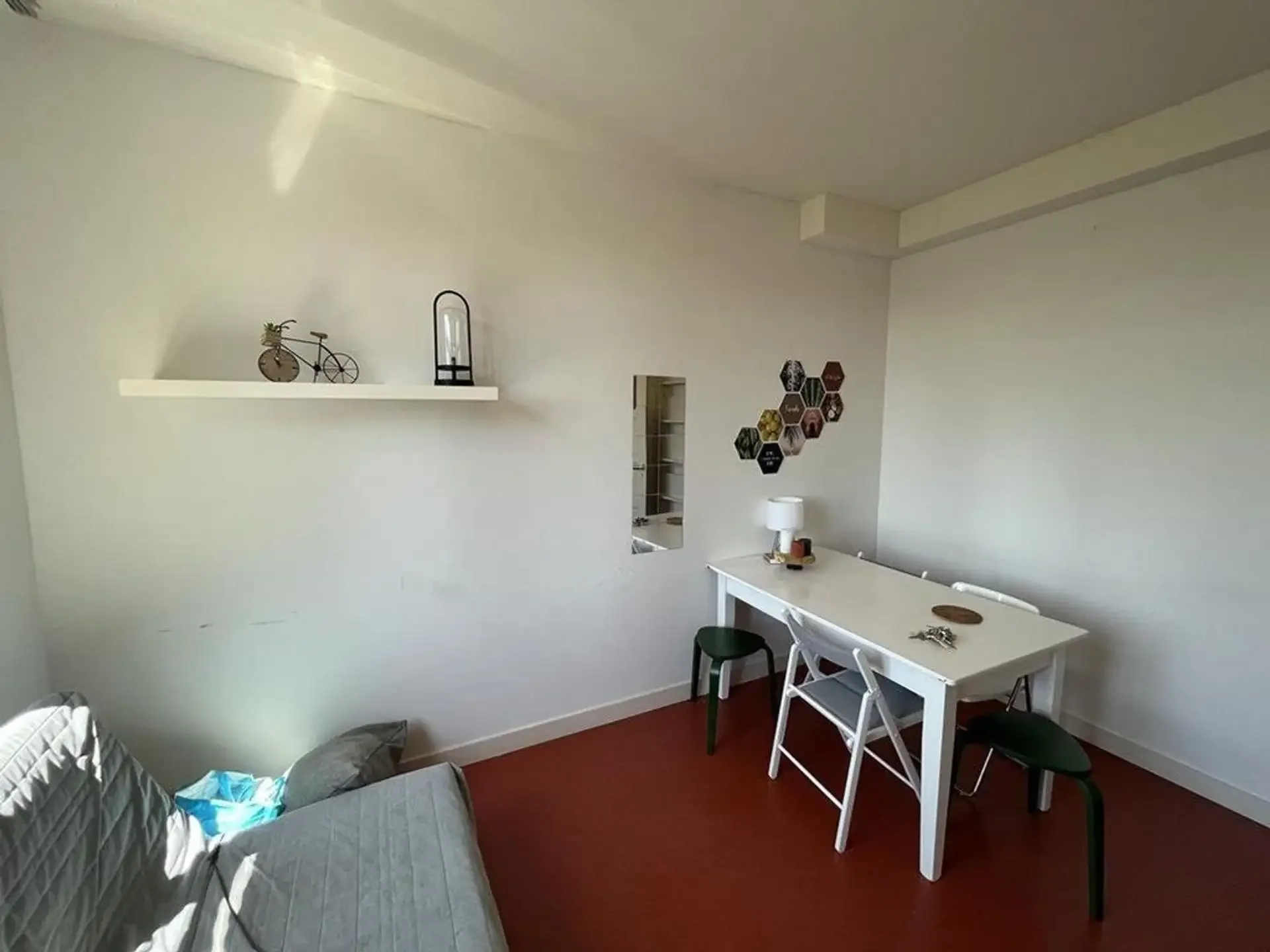 geblurde versie van de foto als achtergrond