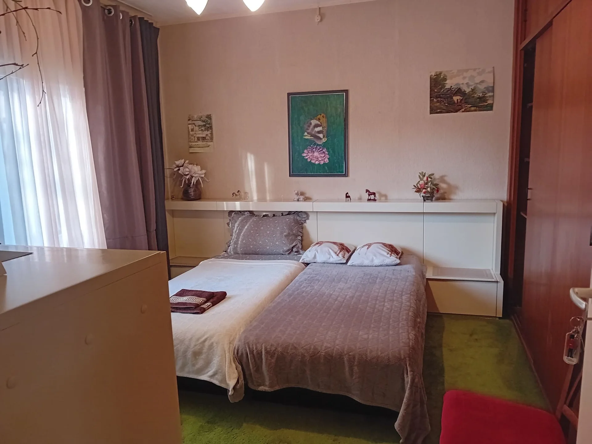 geblurde versie van de foto als achtergrond