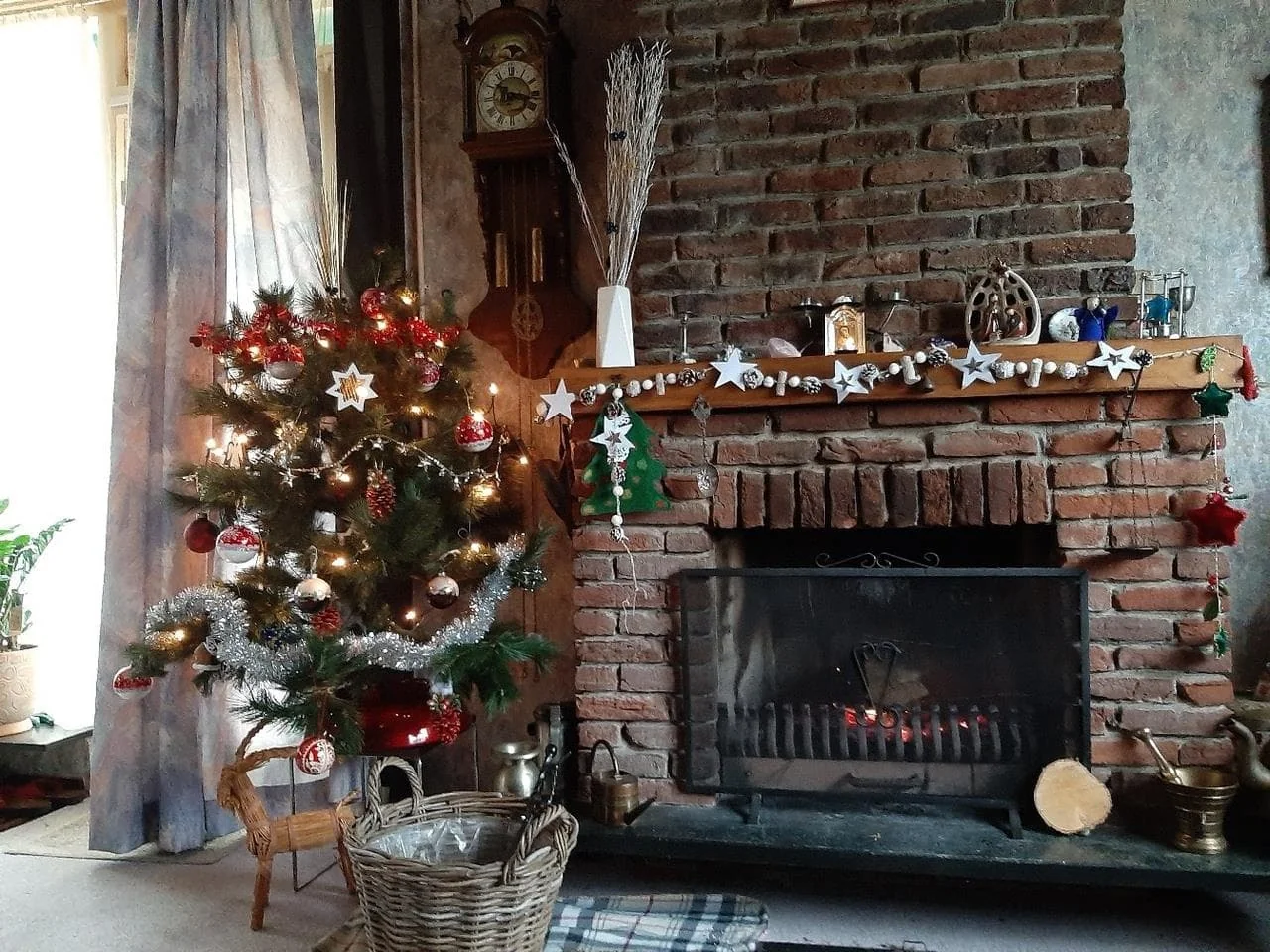 geblurde versie van de foto als achtergrond