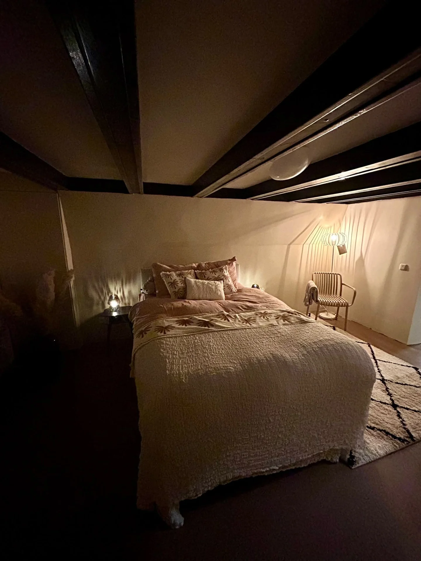 geblurde versie van de foto als achtergrond