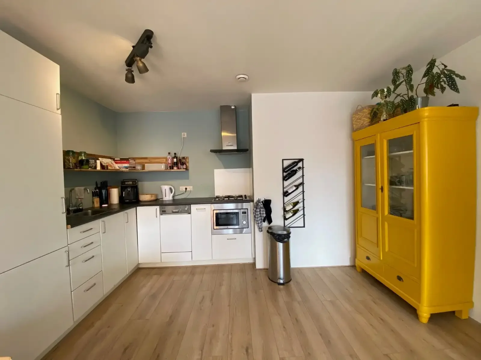geblurde versie van de foto als achtergrond