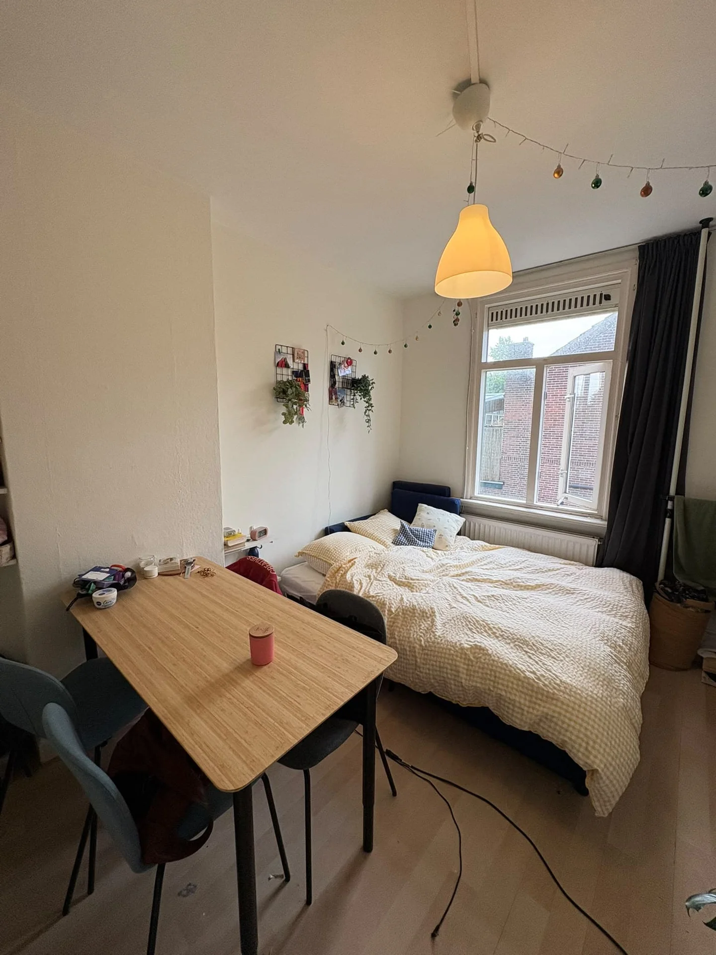 geblurde versie van de foto als achtergrond