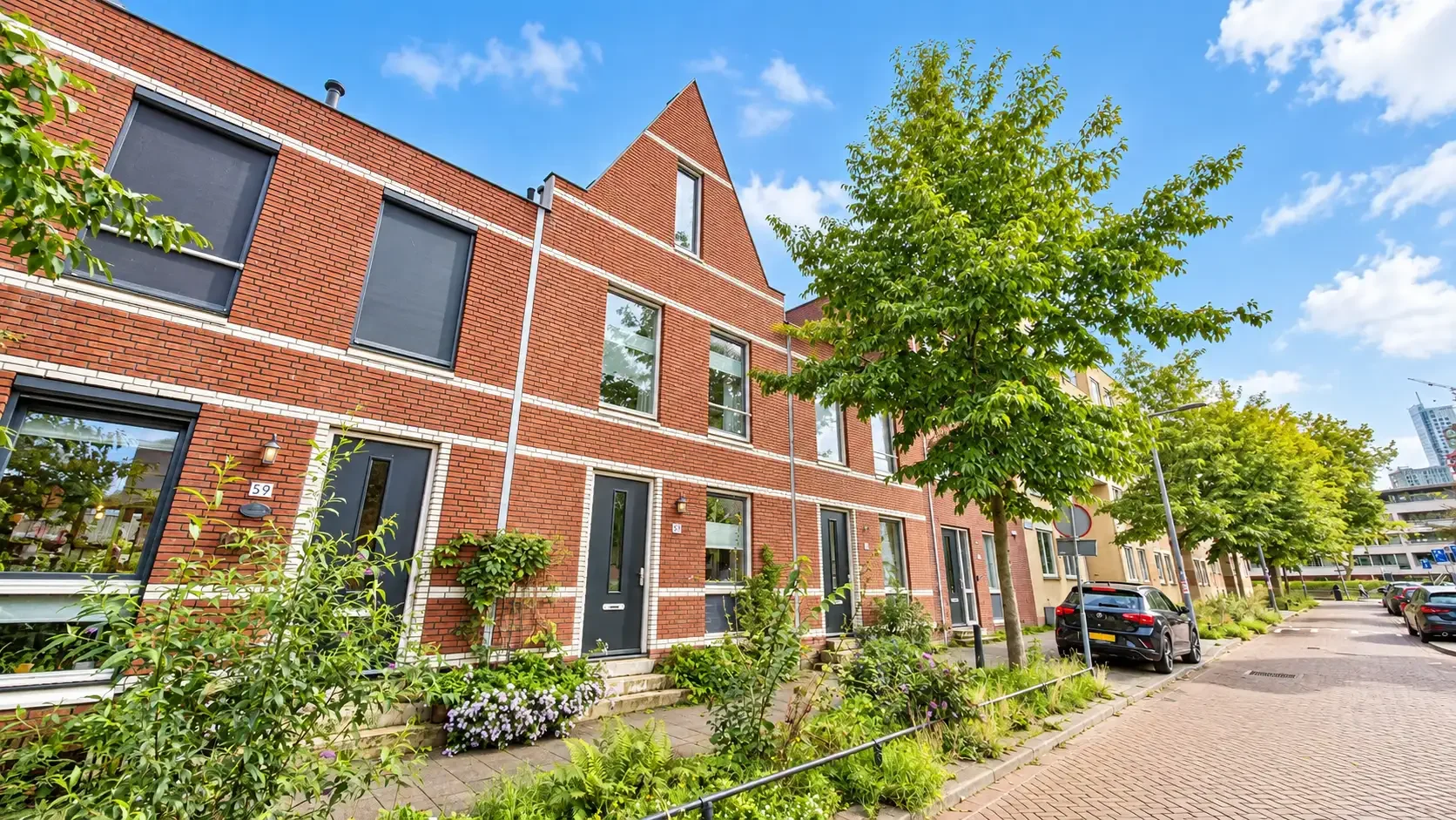 geblurde versie van de foto als achtergrond
