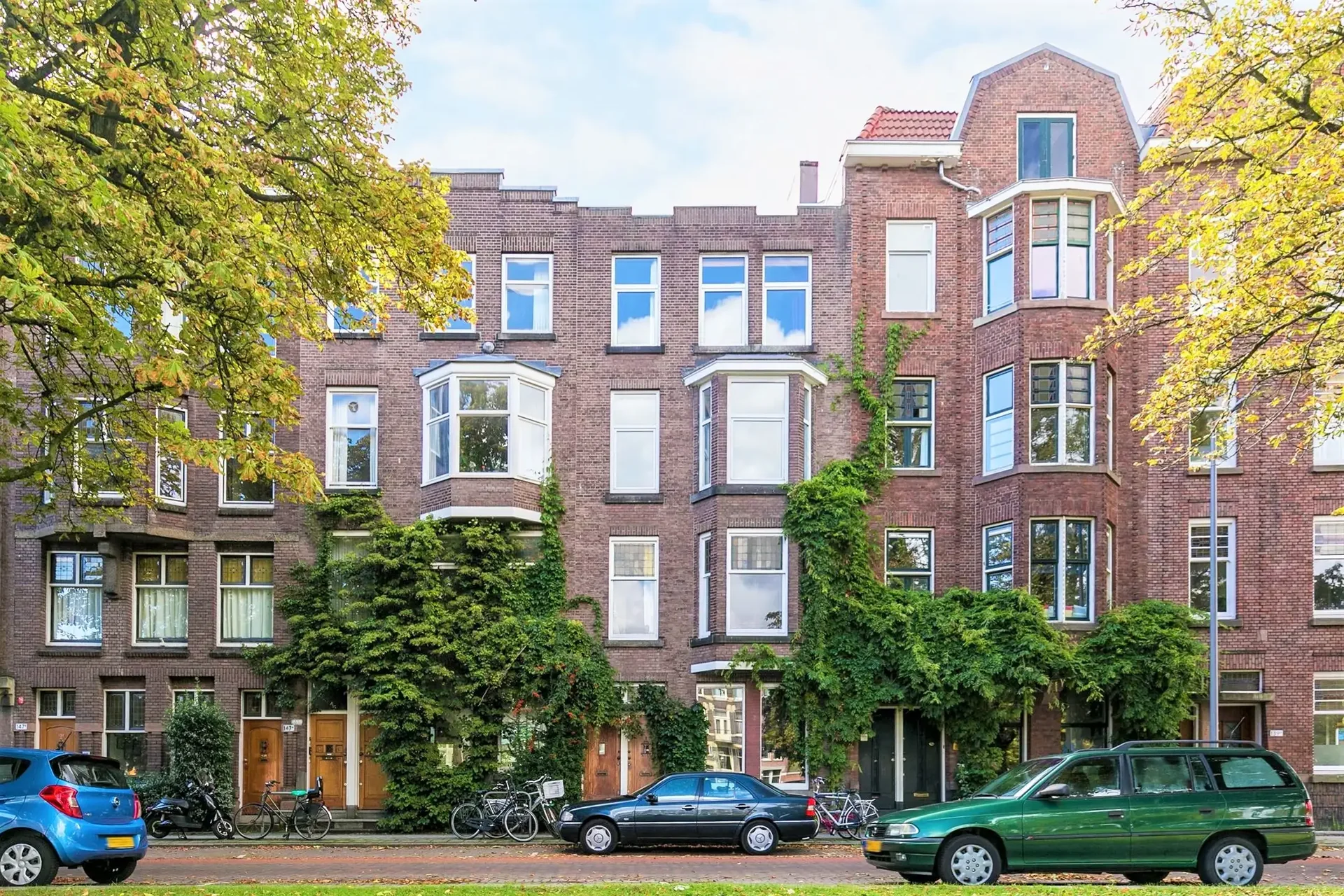 geblurde versie van de foto als achtergrond