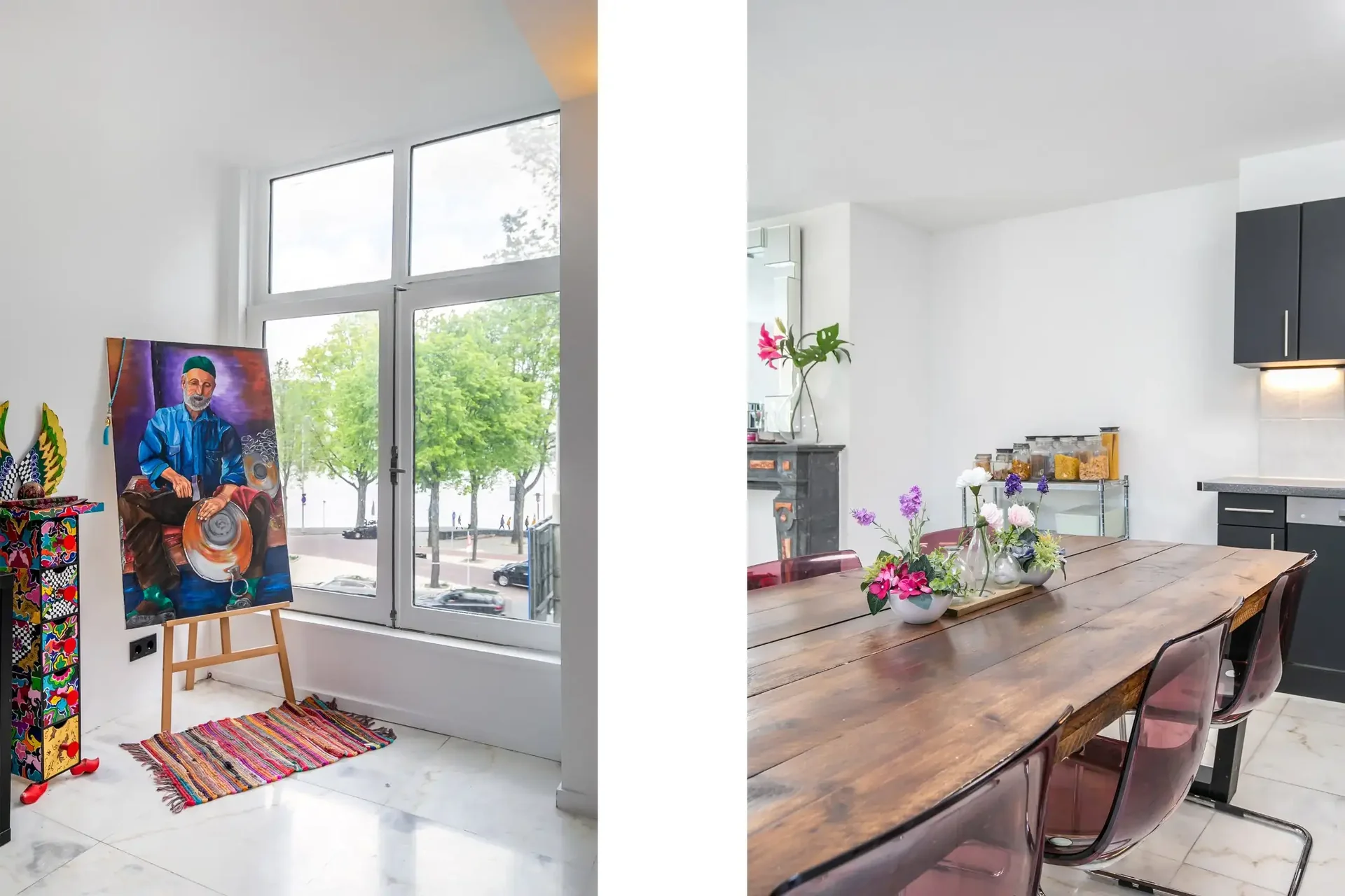 Foto van de Appartement gelegen aan de Prins Hendrikkade in Amsterdam