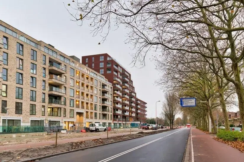 geblurde versie van de foto als achtergrond