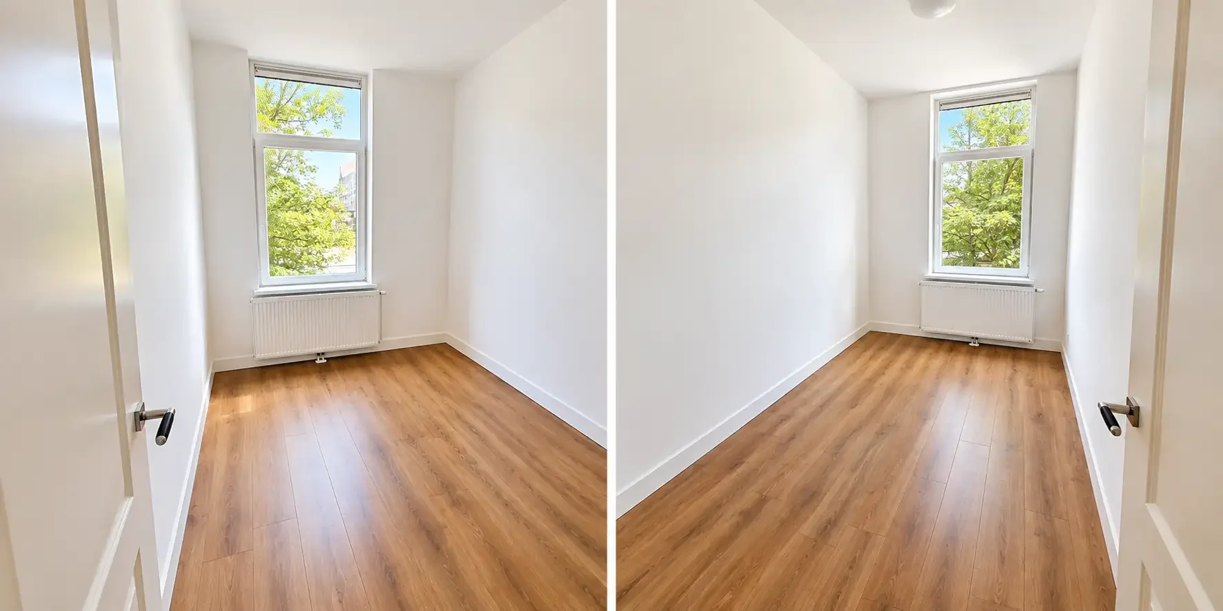 geblurde versie van de foto als achtergrond